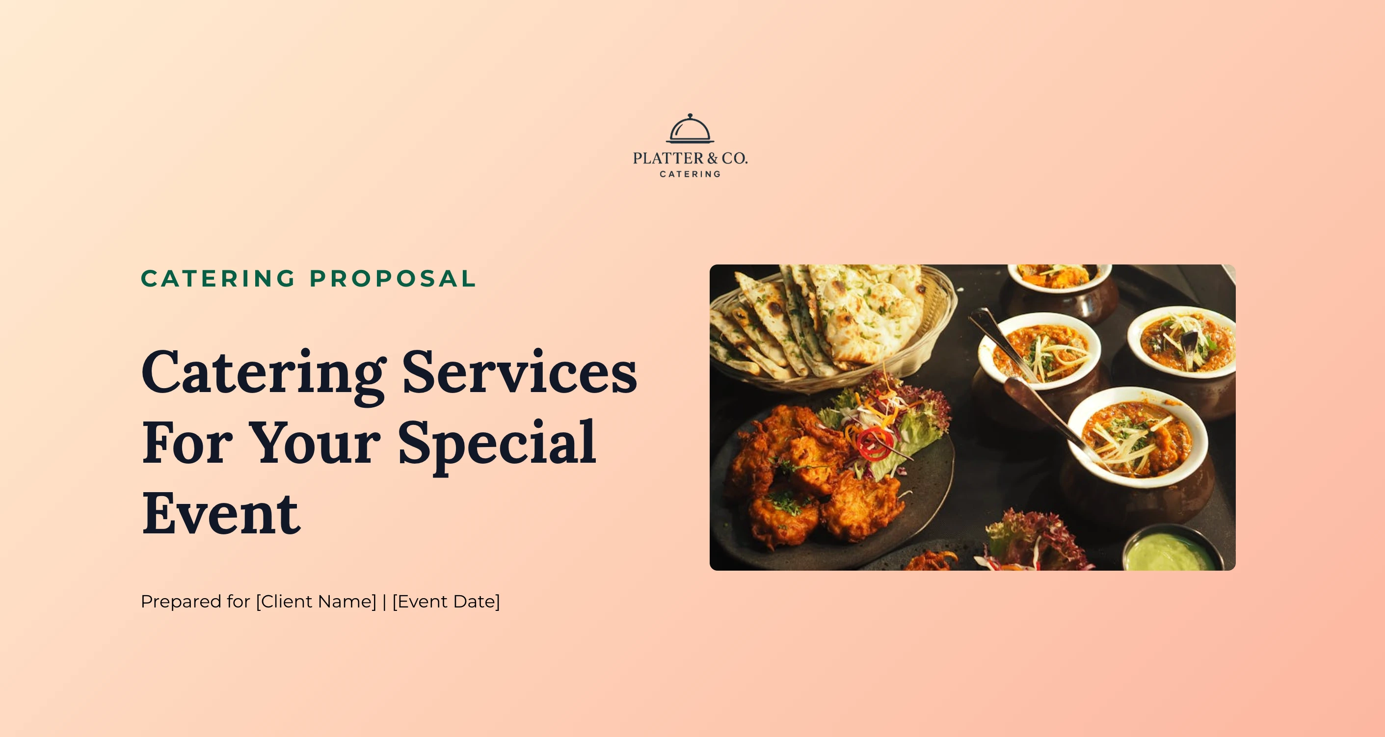 Catering Proposal Template
